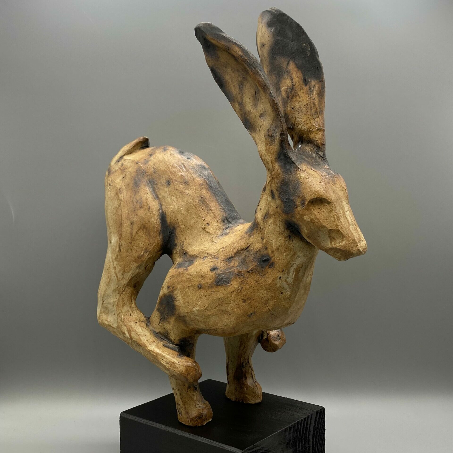 Featured image for “Running hare sculpture (SECONDS)”