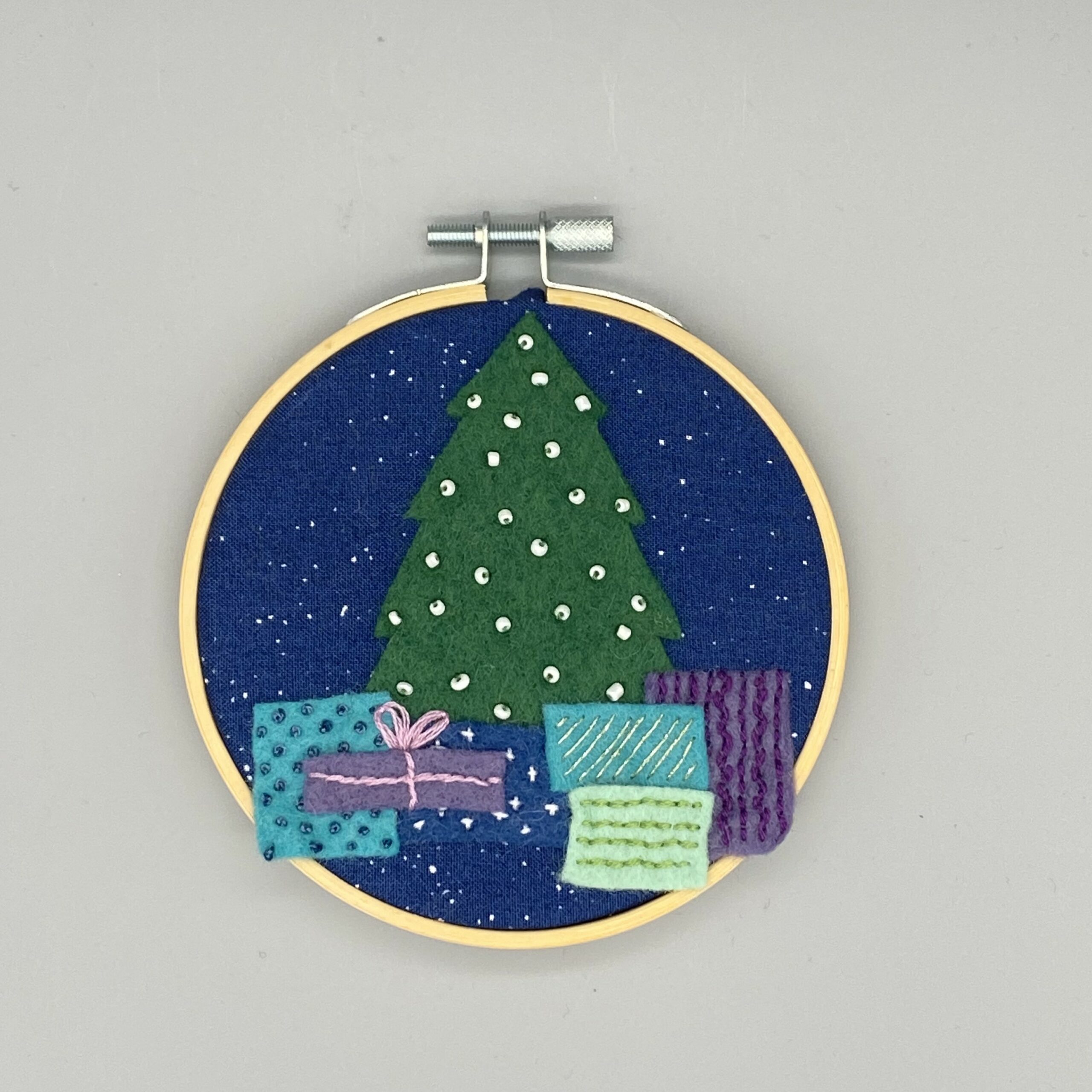 Featured image for “Christmas Tree Festive Hoop”