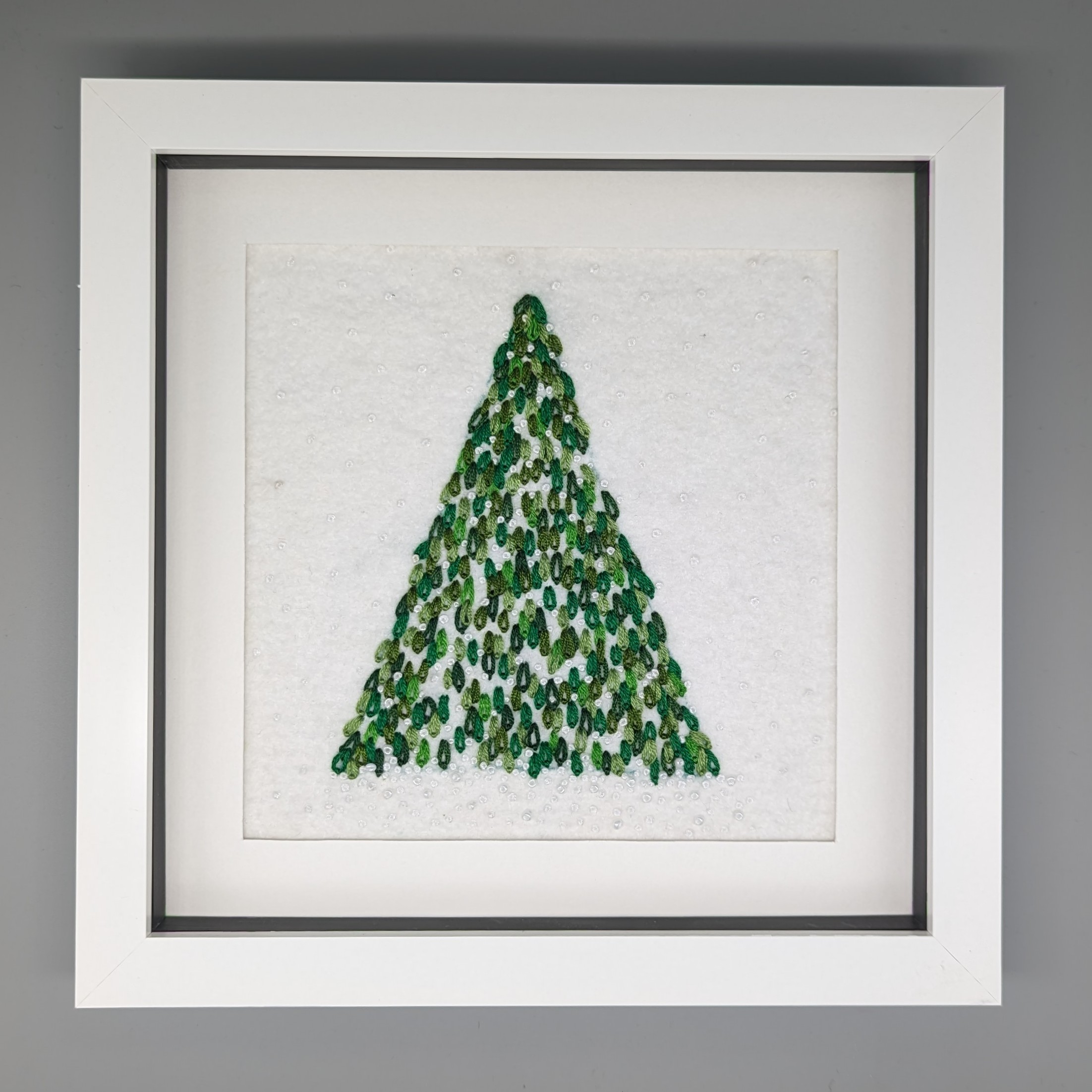 Featured image for “Hand Embroidered and Embellished Christmas Tree”