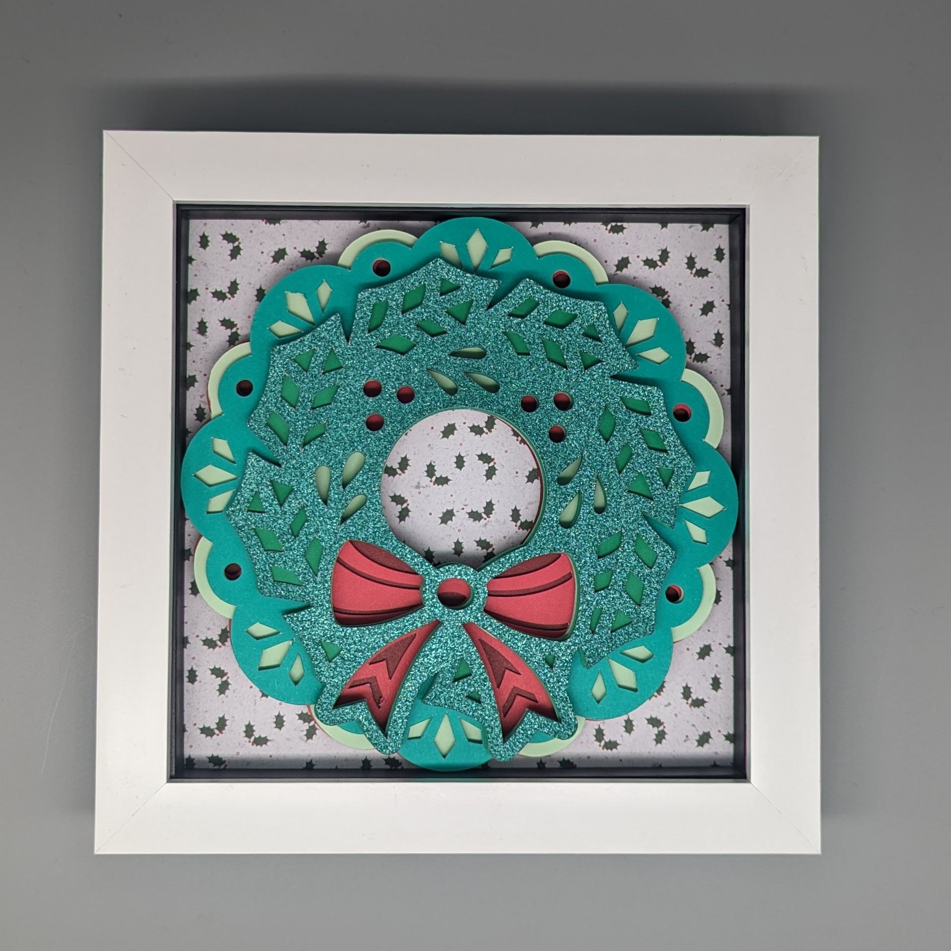 Featured image for “Christmas Layered Wreath - Framed”