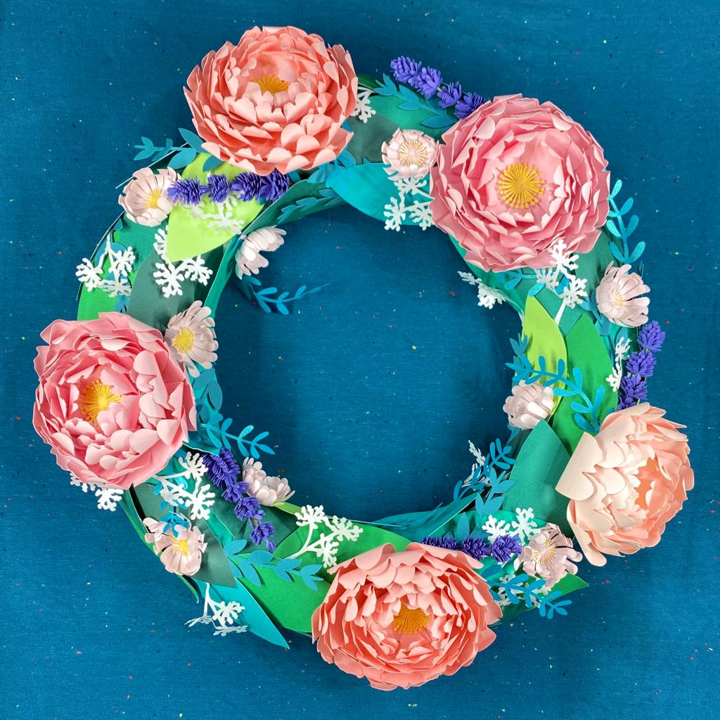Featured image for “Peony Handmade Wreath”