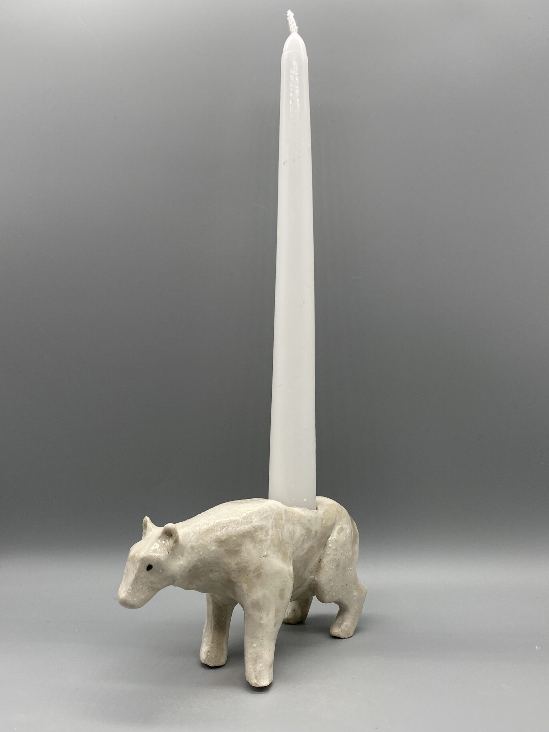 Featured image for “Ceramic Polar Bear Candle Holder”